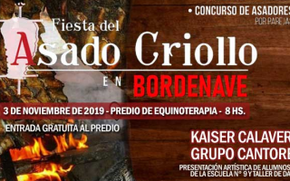 Puán: Inscripción para concurso de asadores en la Fiesta del Asado Criollo en Bordenave
