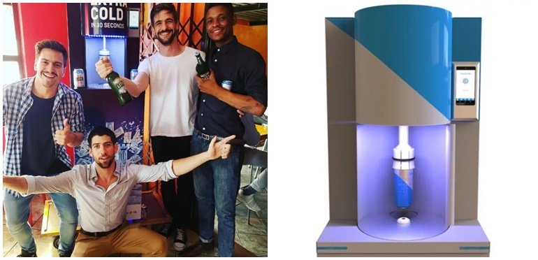 Lo que todos estábamos esperando.Cinco argentinos inventaron el «microondas» que enfría las bebidas en 30 segundos