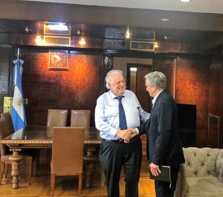 Reunión de trabajoGinés González García se reunió con el Intendente de Chascomús