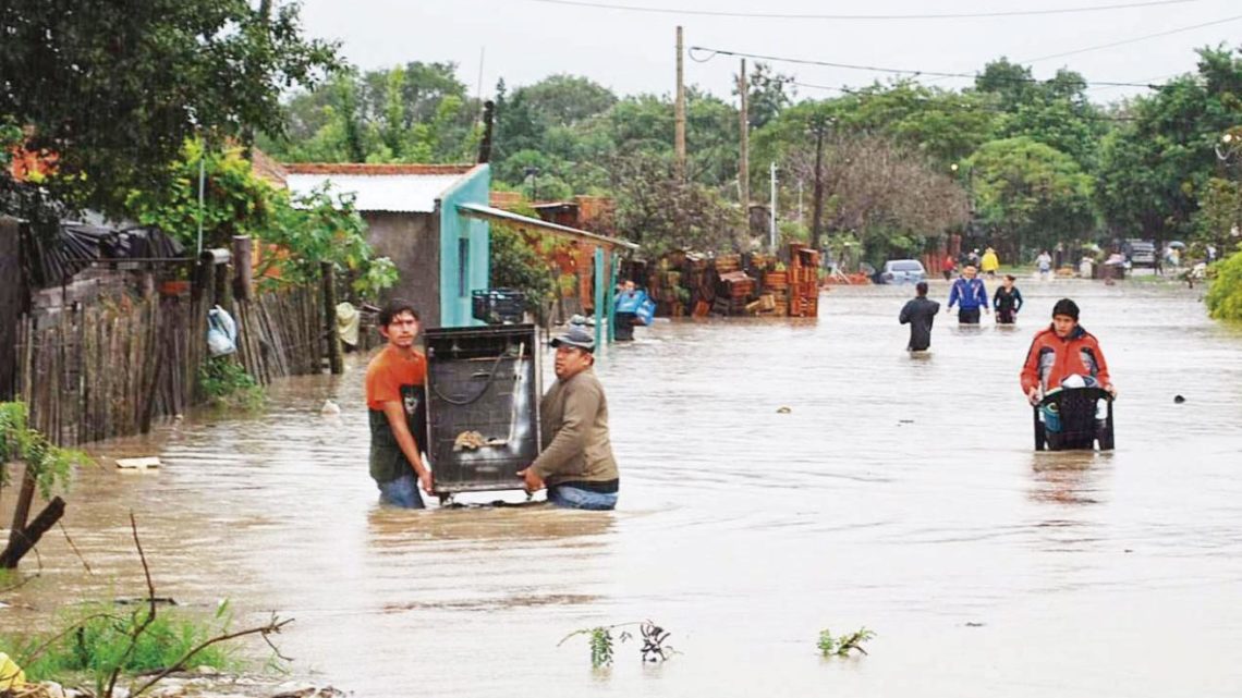 En la provincia de SaltaInundaciones en la localidad de La Candelaria, tras un temporal de lluvia sin precedentes