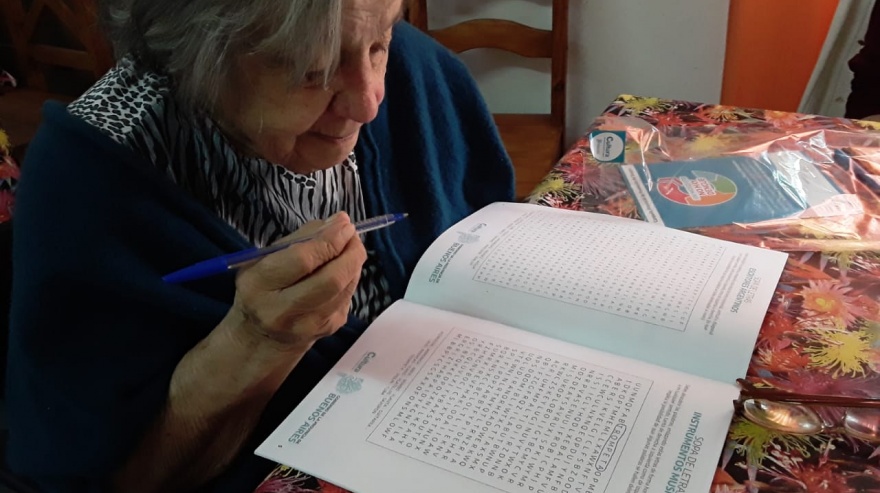ENTRETENIMIENTO DURANTE EL AISLAMIENTO«Tiempo de Crear»: un Programa que entrega cuadernillos lúdicos para hogares de adultos mayores