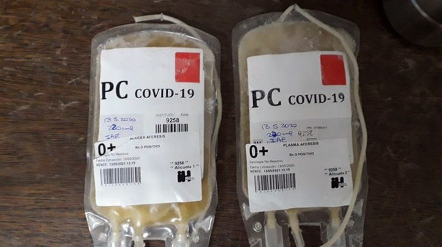 Malvinas ArgentinasEn territorio bonaerense aplicaron plasma con anticuerpos a cuatro pacientes con COVID-19