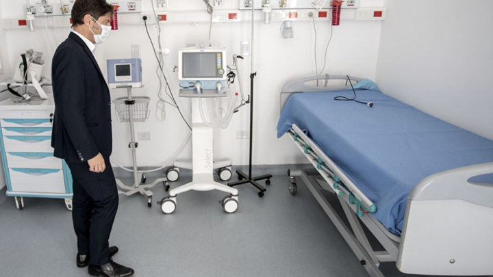 OBRAS QUE ESTABAN PARALIZADASKicillof inaugura cinco centros de atención primaria para la salud