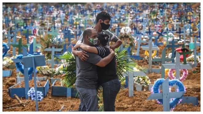 Brasil y el Covid-19: números alarmantes Superaron los setenta mil muertos y los contagiados se acercan a los dos millones de personas