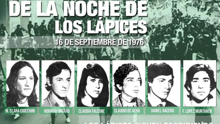 Intendente de EnsenadaSecco recordó lo ocurrido hace 44 años en La Plata, en los hechos conocidos como «La noche de los lápices»