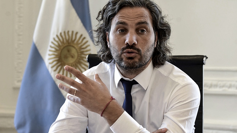 Santiago Cafiero«La inmensa mayoría se alegró con la vacuna, necesitamos de todos sin mezquindades»