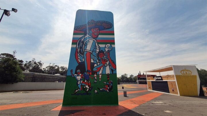 HomenajeMaradona ya tiene su mural en México