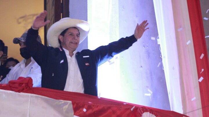 Tras haber ganado el balotaje del 6 de junioCastillo finalmente fue proclamado presidente electo de Perú