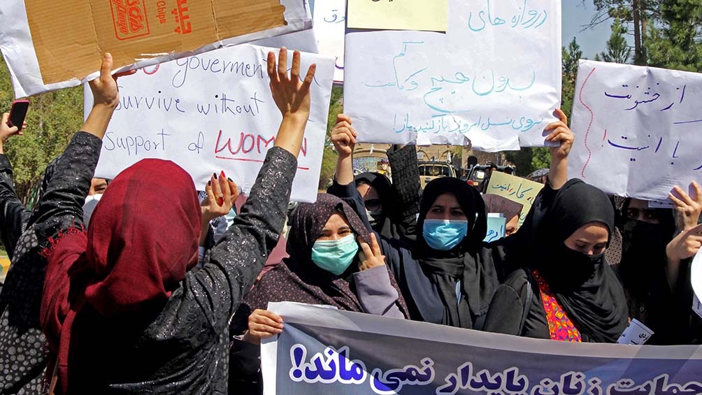 En Mazar-E-SharifNueva protesta de mujeres llegó hasta la cuarta ciudad más grande de Afganistán