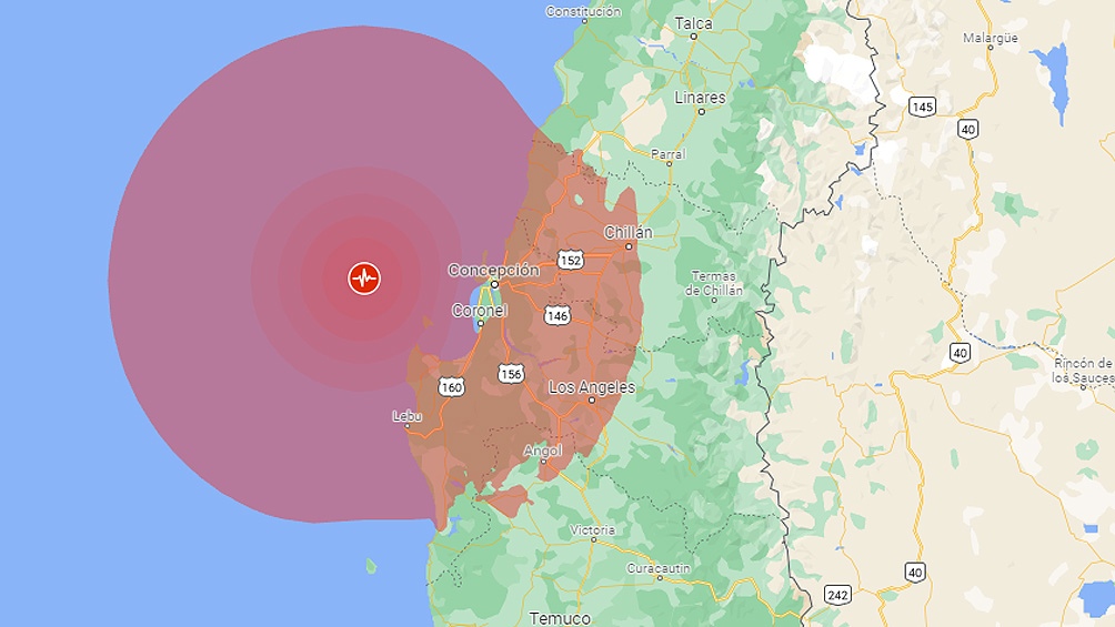 AlertaUn sismo de 6,6 Richter golpeó el sur de Chile