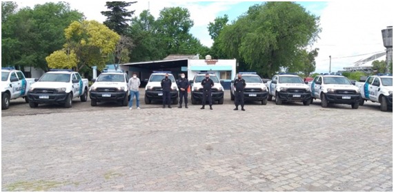 Presencia de Sergio Berni en varias comunas del interiorEl Ministerio de Seguridad intensifica la distribución de nuevos patrulleros para los municipios