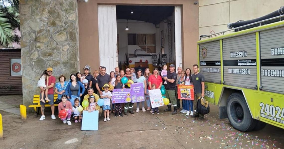 Bomberos de la región regresaron de Corrientes:Emotivos reencuentros y muestras de agradecimiento