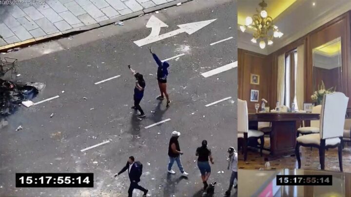 Destrozos en el despacho de Cristina FernándezLa Justicia identificó a ocho agresores que actuaron en el ataque contra el Congreso