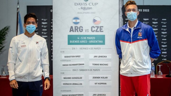 Copa DavisSebastián Báez abre la serie entre Argentina y Republica Checa