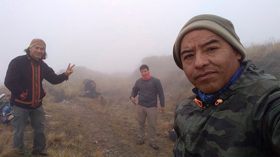En los cerros JujeñosCaminaron más de 20 horas para censar familias y se toparon con una nevada