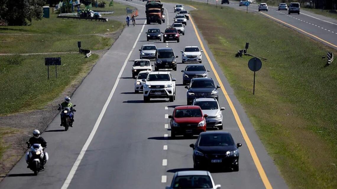 Fin de semana extra largo:Más de 2.100 automóviles por hora se movilizaron hacia la Costa Atlántica