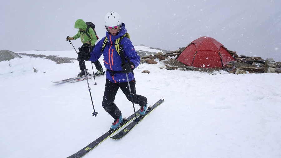 En el inviernoEsquí de travesía: una opción con más adrenalina para los visitantes de Ushuaia