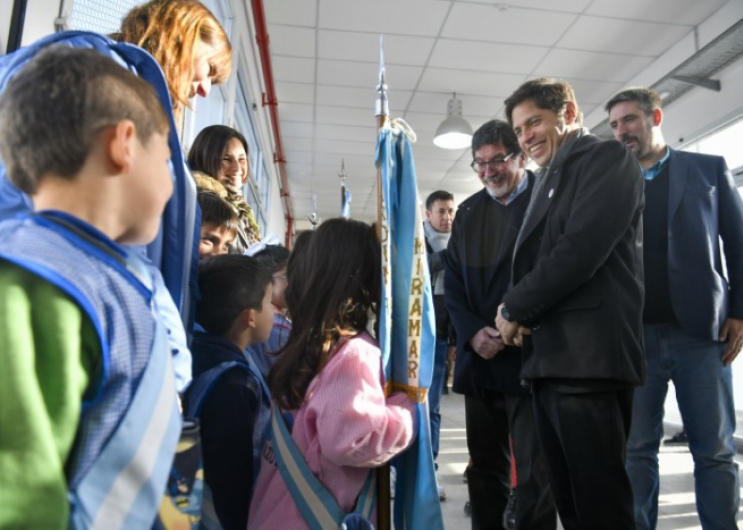 Escuelas a la obraKicillof inauguró un nuevo edificio educativo en Miramar