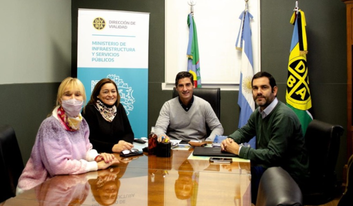DoloresJuan Pablo García se reunió con el Administrador General de la Dirección de Vialidad