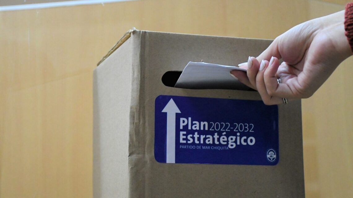 Mar ChiquitaPlan Estratégico 2022-2032: participación ciudadana online y por urnas en comercios