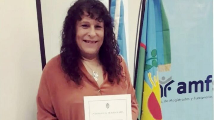 NombramientoJuró la primera funcionaria trans en el Poder Judicial de la provincia de Buenos Aires