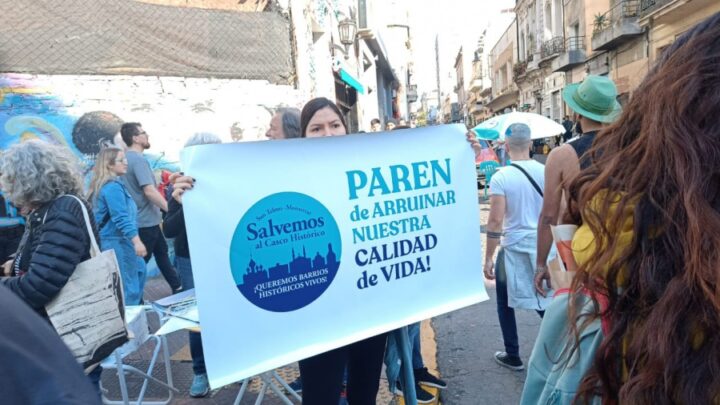 CABAVecinos marcharon contra la modificación del Casco Histórico porteño