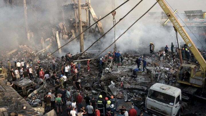 Mercado MayoristaExplosión en un mercado en Armenia: quince muertos, 60 heridos y 18 desaparecidos