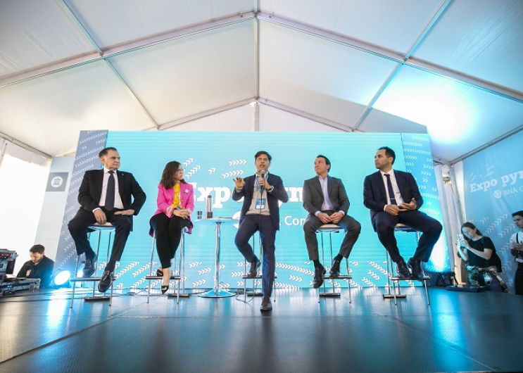 Florencio VarelaKicillof, Batakis y Watson participaron de la segunda jornada de la Expo Pyme: BNA Conecta