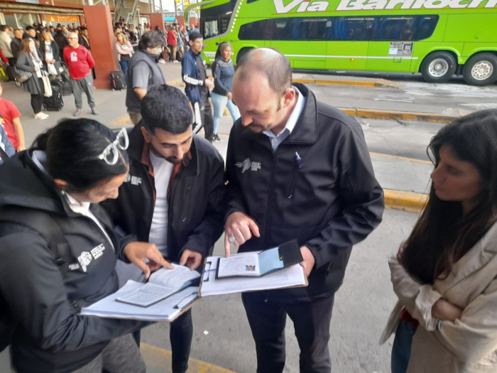 Fin de semana largoTrabajo detectó 124 infracciones durante control de transporte de pasajeros