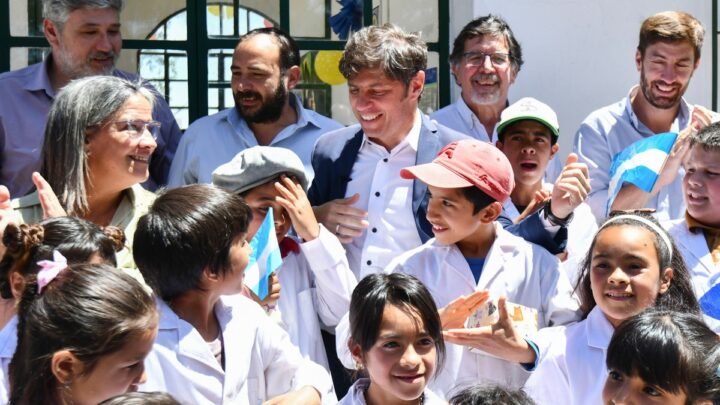 Buenos AiresKicillof dijo que promueve una provincia con «escuelas, hospitales y un Estado presente»