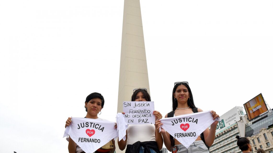 CABAEn el Obelisco también se reclarmó «Justicia por Fernando Báez Sosa»
