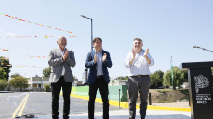 InfraestructuraKicillof y Secco inauguraron el puente “La Unión” en Ensenada