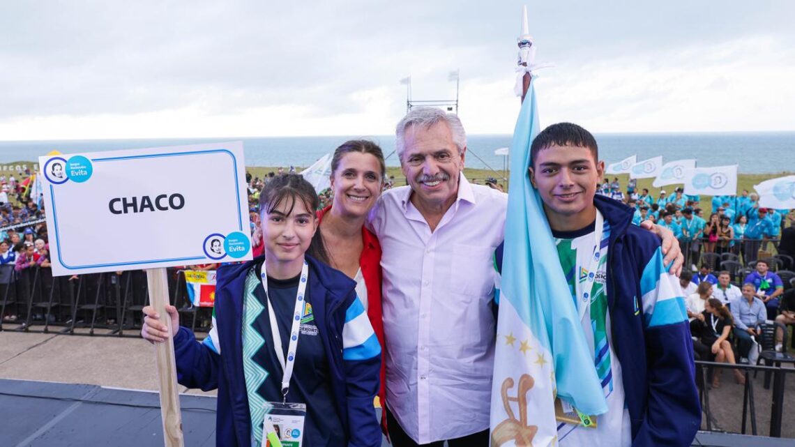 Mar del PlataEl Presidente inauguró los Juegos Nacionales Evita de Playa en Chapadmalal