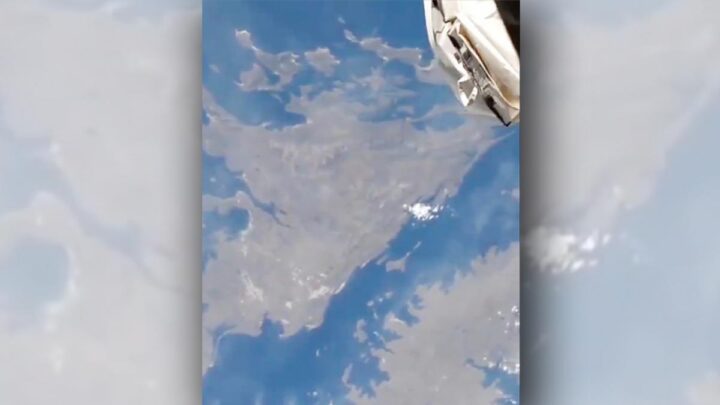 A 440 kilómetrosLas Islas Malvinas desde el espacio