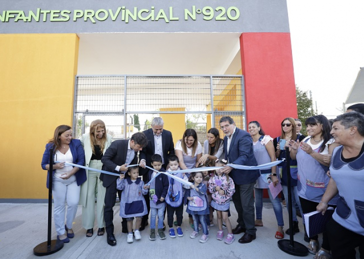 AvellanedaKicillof y Ferraresi inauguraron el edificio del Jardín de Infantes N°920 en Gerli