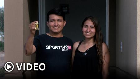 La historia de Jimena y LucasLa felicidad en primera persona: los flamantes propietarios de la casa 100.000