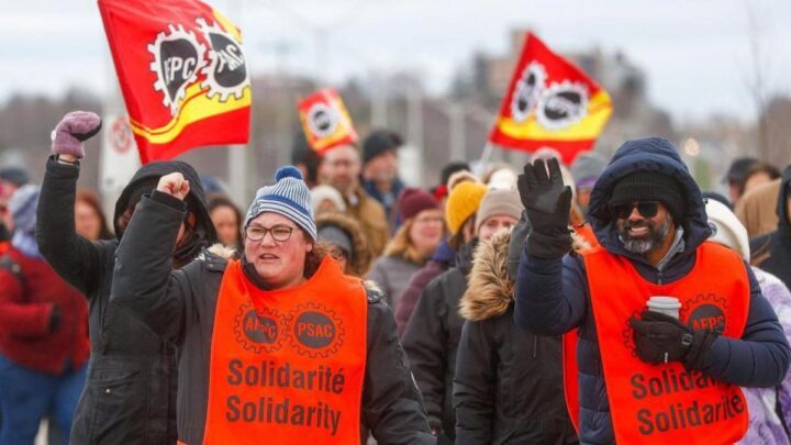  Alcanza a 155.000 empleados públicos Estatales de Canadá iniciaron una histórica huelga por mejoras salariales