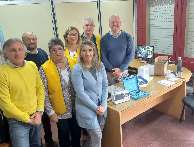 BalcarceEl Club de Leones donó nueva aparatología al Hospital Municipal