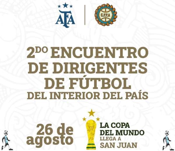 SERA EL 26 DE AGOSTOLa dirigencia del fútbol del interior se reunirá en San Juan, y se esperan anuncios de Claudio «Chiqui» Tapia