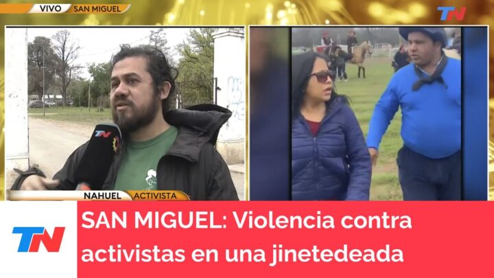 EL AGRESOR DE UNA MUJER QUEDO DETENIDOEscándalo en San Miguel: echaron a rebencazos de una jineteada a un grupo de mujeres proteccionistas