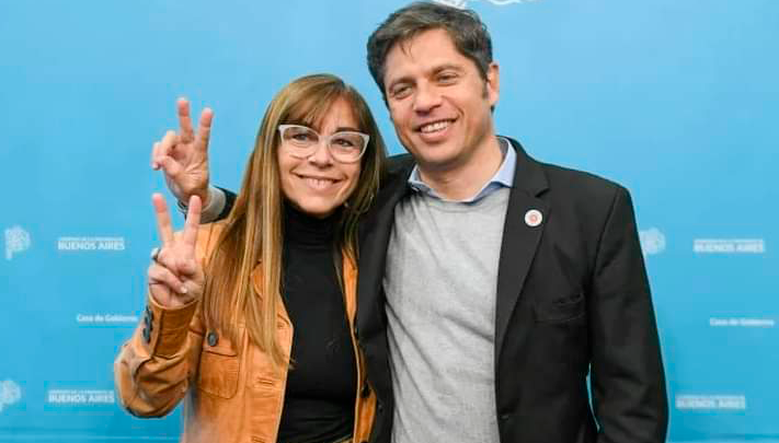 CANDIDATA EN CAMPAÑALorena Silva se reunió en La Plata con el gobernador Axel Kicillof