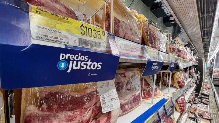 Programa precios JustosEl Gobierno fijó el precio de siete cortes de carne hasta fin de mes