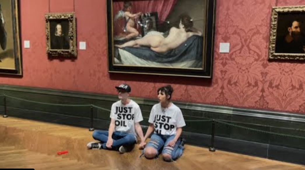 Una nueva vandalizaciónActivistas medioambientales atacaron a martillazos la «La Venus del espejo» de Velázquez