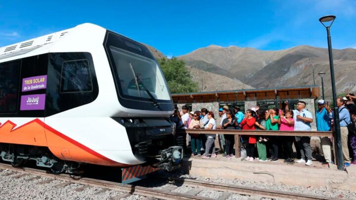 Este juevesJujuy inaugura su tren turístico solar que recorrerá la Quebrada de Humahuaca