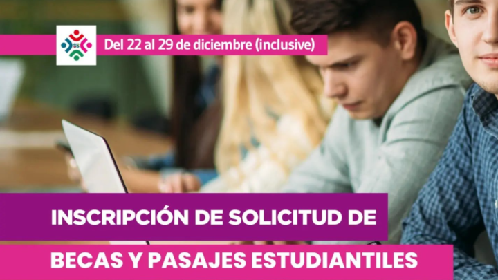 BelgranoInscripción de solicitud de becas y pasajes estudiantiles