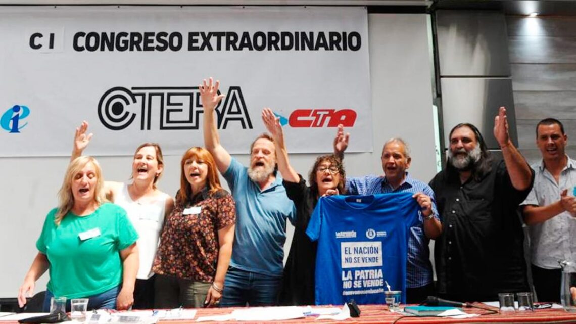 Congreso nacionalCtera anunció un paro nacional con movilización para el lunes tras convocatoria del Gobierno