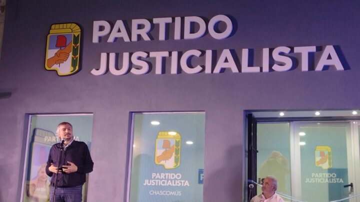 GANAR UNA ELECCION, PERO PARA TRANSFORMARMáximo Kirchner encabezó la inauguración de la nueva sede del Partido Justicialista de Chascomús