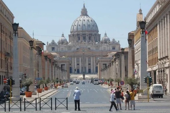 alrededores de la Santa SedeReforzaron la seguridad del Vaticano por un potencial ataque terrorista