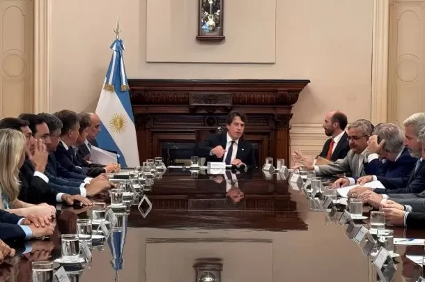 Sin la presencia de Javier MileiLos gobernadores se reunieron con Guillermo Francos y Nicolás Posse